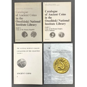 Zestaw literatury o numizmatyce antycznej (4szt)