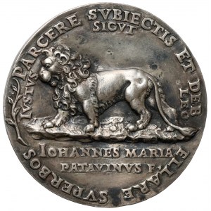 Dawna KOPIA medalu Zygmunta Starego (Padovano) - młody Zygmunt August