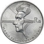 Odbitka ALUMINIUM 100 złotych 1974 Curie-Skłodowska - ODWROTKA
