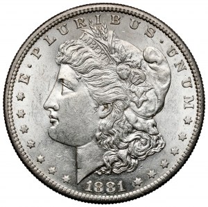 USA, Dollar 1881-S, San Francisco - Morgan Dollar