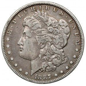 USA, Dolar 1887-O, New Orleans - Morgan Dollar