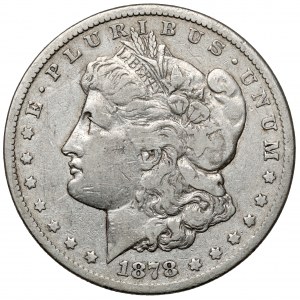 USA, Dolar 1878-CC, Carson City - Morgan Dollar - rzadki