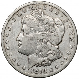 USA, Dollar 1878-CC, Carson City - Morgan Dollar - vzácny