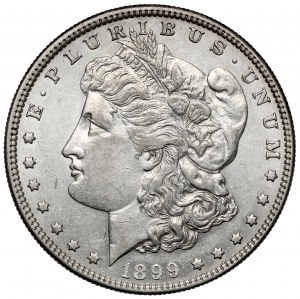 USA, Dollar 1899, Philadelphia - Morgan Dollar - vzácny