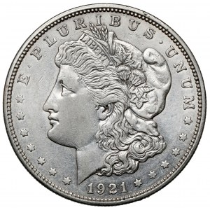 USA, Dolar 1921-D, Denver - Morgan Dollar