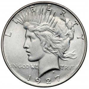 USA, Dolar 1927-D, Denver - Peace Dollar