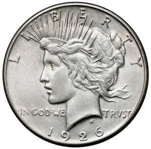 USA, Dollar 1926-S, San Francisco - Friedensdollar