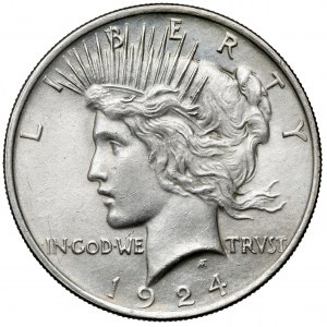 USA, Dolar 1924, Philadelphia - Peace Dollar