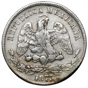Meksyk, 50 centavos 1873 Zs, Zacatecas
