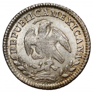 Meksyk, 1/2 reala 1847 Mo, Meksyk