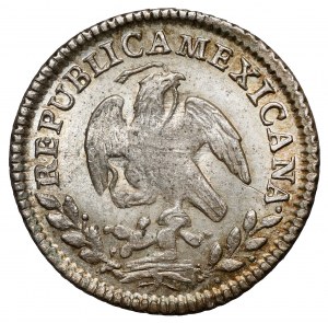 Messico, 1/2 reale 1847 Mo, Messico