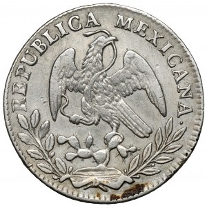 Meksyk, 2 reale 1861 Mo, Meksyk