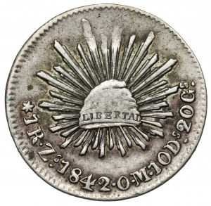 Mexico, 1 real 1842 Zs, Zacatecas