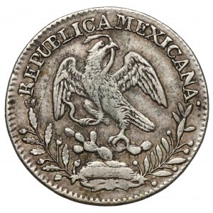 Meksyk, 1 real 1842 Zs, Zacatecas