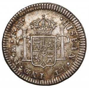 Meksyk, Karol III, 1/2 reala 1773 Mo, Meksyk
