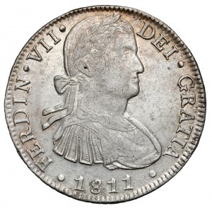 Mexique, Ferdinand VII, 8 reals 1811 Mo, Mexique