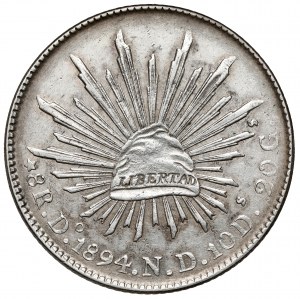 Mexico, 8 reals 1894 Do, Durango