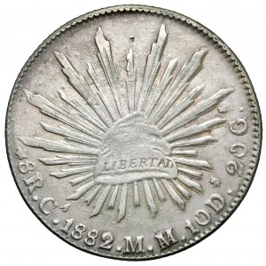 Meksyk, 8 reali 1882 Ca, Chihuahua