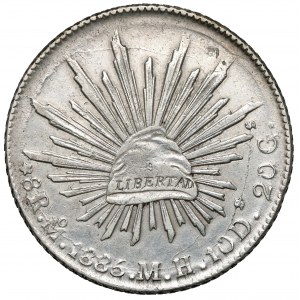 Meksyk, 8 reali 1886 Mo, Meksyk