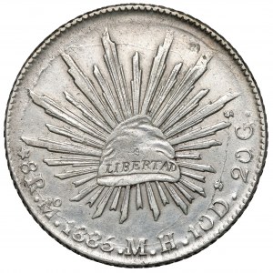 Mexico, 8 reals 1885 Mo, Mexico