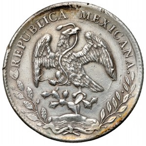 Meksyk, 8 reali 1893 Zs, Zacatecas