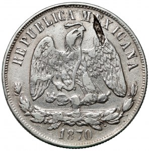 Meksyk, Peso 1870 Oa, Oaxaca