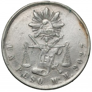 Meksyk, Peso 1871 Mo, Meksyk