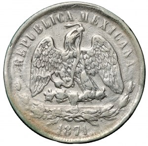 Mexico, Peso 1871 Mo, Mexico