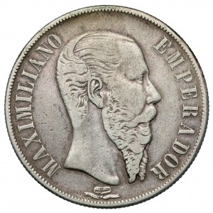 Meksyk, Maksymilian I, Peso 1866 Mo, Meksyk