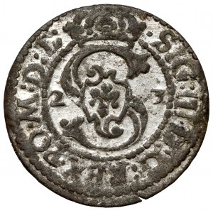 Zygmunt III Waza, Szeląg Wilno 1623 - data 2-3