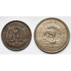 Meksyk, 1-10 centavos 1906-1937 - zestaw (2szt)