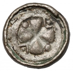 CNP IV cross denarius - letter S to the right - rarer