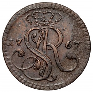 Poniatowski, Penny 1767-G, Cracovie - lettres minuscules