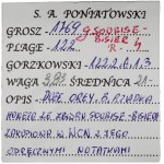 Poniatowski, Grosz 1769-g, Warszawa - duże Orły - ex. Bisier