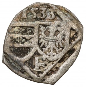 Slezsko, Ferdinand I., Halerz 1533-F, Wrocław