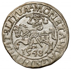 Sigismund II Augustus, Half-penny Vilnius 1548