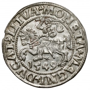 Sigismund II. Augustus, halber Pfennig Vilnius 1549