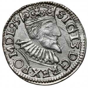 Sigismondo III Waza, Trojak Wschowa 1595 - data nel cerchio