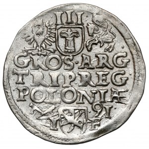 Zygmunt III Waza, Trojak Poznań 1591