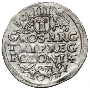 Zygmunt III Waza, Trojak Poznań 1591