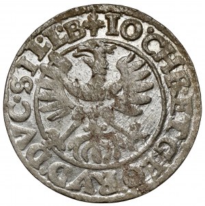 Schlesien, Jan Chrystian und Jerzy Rudolf, 3 krajcary 1617, Złoty Stok