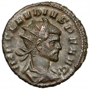 Claudius II. von Gotha (268-270 n. Chr.) Antoninian, Milanum