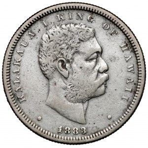 Hawaje, Kalakaua I, 1/2 dolara 1883