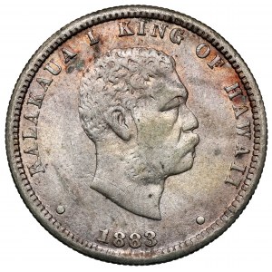 Hawaje, Kalakaua I, 1/4 dolara 1883