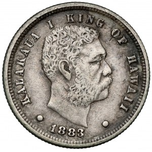 Hawaje, Kalakaua I, Dime 1883