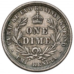 Hawaje, Kalakaua I, Dime 1883