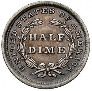 USA, 1/2 centu 1838, Philadelphia