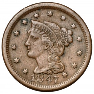 USA, Cent 1847, Philadelphia