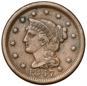 USA, Cent 1847, Philadelphia
