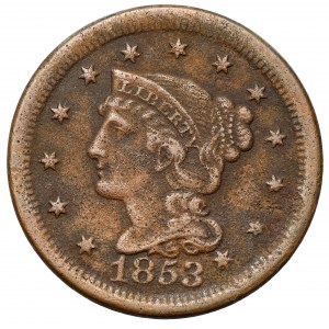 USA, Cent 1853, Philadelphia